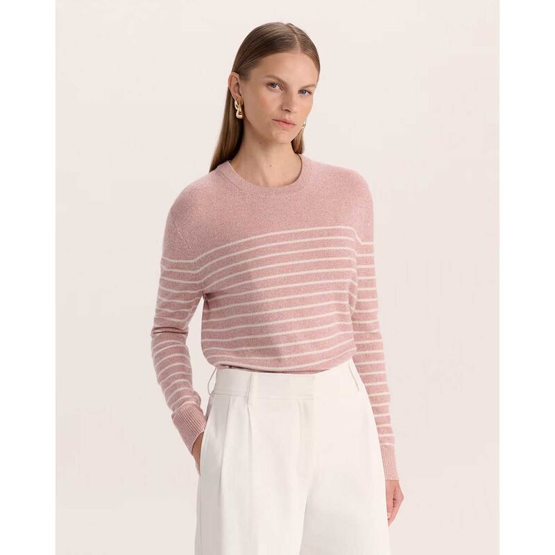SABA SABA Nora Wool Cashmere Stripe Knit image number 10